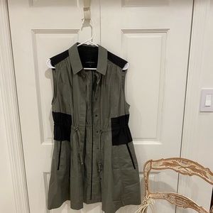 Alamode - women’s long vest type jacket - medium